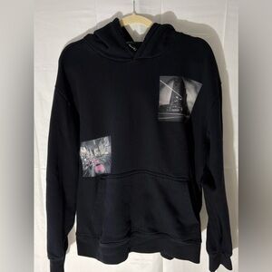 Men’s Black Graphic Hoodie